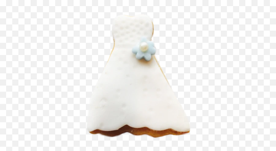 Wedding Dress With Flower Applique - Cookie Emoji,Emoji Wedding Dress