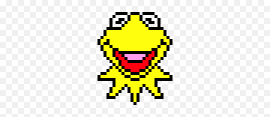 Kermit The Frog - Kermit Pixel Art Emoji,Kermit Emoticon