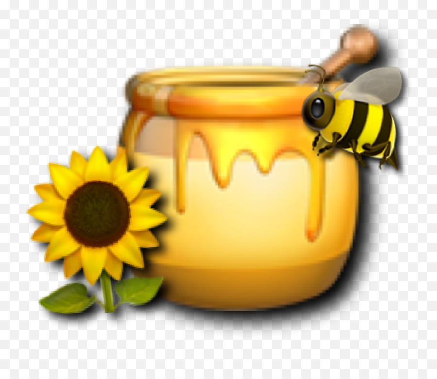 Honey Bee Emoji Honeyemoji Overlay - Teddy Bear Emoji Png,Honey Emoji