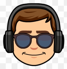 Bitmoji - Snapchat Bitmoji Boy Face Emoji,Headphone Emoji