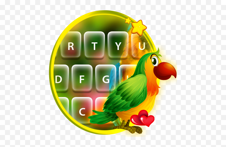 Lovely Parrots - Keyboard Theme U2013 Apps Bei Google Play Lovebird Emoji,Parrot Emoji