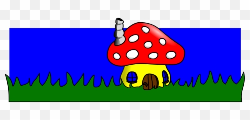 Free Outside Nature Vectors - Smurfs Houses Clipart Emoji,Mushroom Cloud Emoji