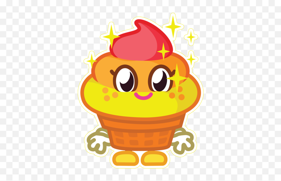 Coolio - Ice Cream Moshi Monster Emoji,Member Berries Emoji