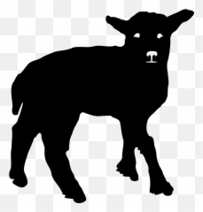 Free Lamb Sheep Illustrations - Lamb Silhouette Clip Art Emoji,Eye Roll Emoji