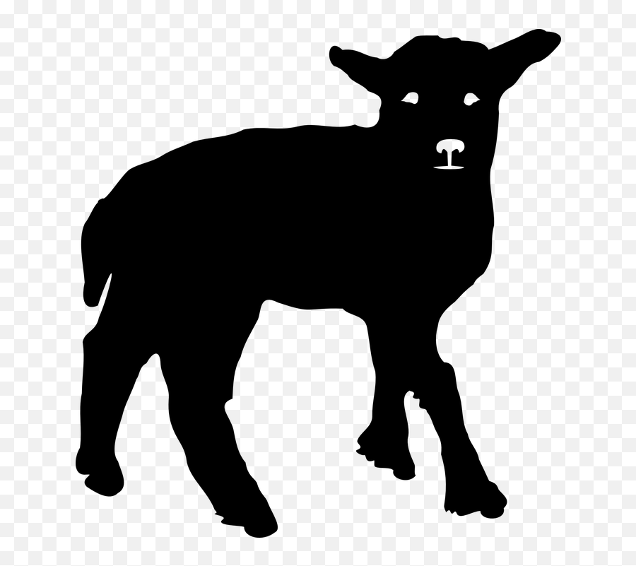 Free Lamb Sheep Illustrations - Lamb Silhouette Clip Art Emoji,Eye Roll Emoji