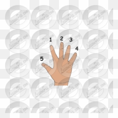 Quiet Hands Picture For Classroom Therapy Use - Circle Emoji,High Five Emoticon