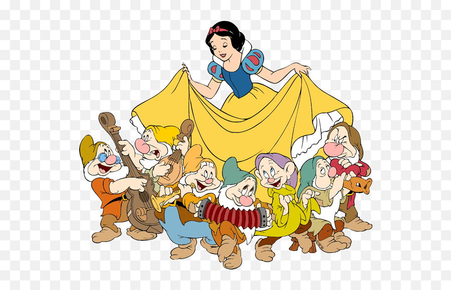 House Clipart Seven Dwarfs - Snow White Seven Dwarfs Emoji,Snow White Emoji