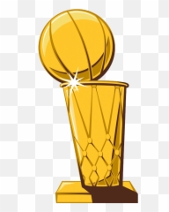 Nba Finals Trophy Clipart - Vector Larry O Brien Emoji