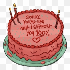 Cakes For Parents - Wholesome Sad Friend Meme Emoji,Emoji Birthday Cakes