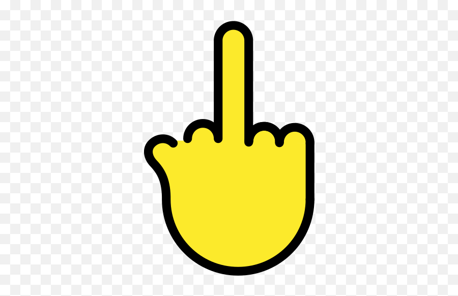 Reversed Hand With Middle Finger Extended - Emoji Hand Meaning,Hand Emojis