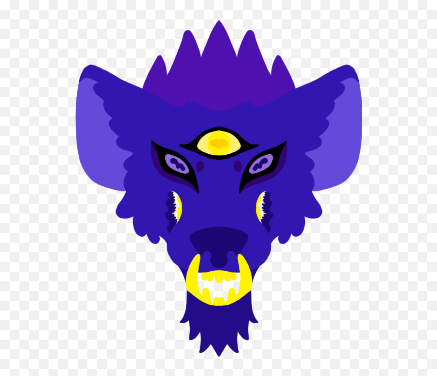 Wolf Face - Automotive Decal Emoji,Werewolf Emoji