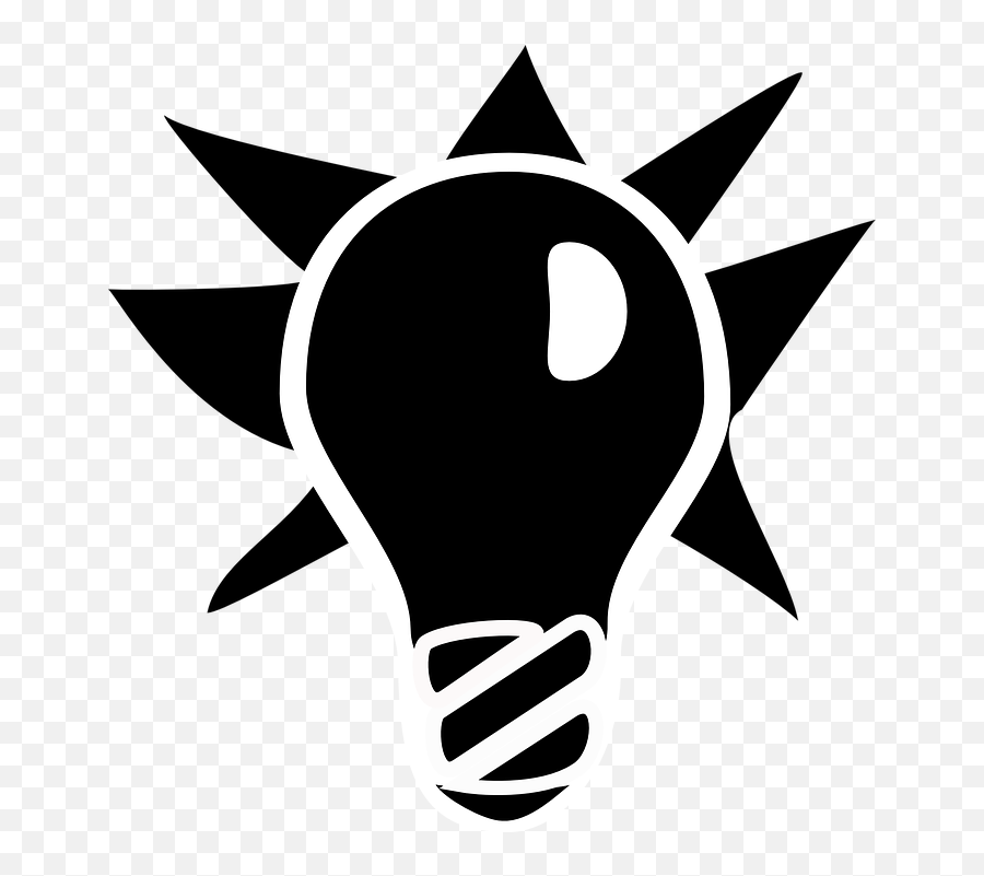 Free Illumination Lamp Vectors - Incandescent Light Bulb Emoji,Squid Emoticon