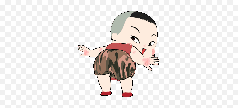 Khing Khing And Mhoo Deng Ilustrasi Karakter Ilustrasi - Khing Khing And Mhoo Deng Stiker Gif Emoji,Twerking Emoji