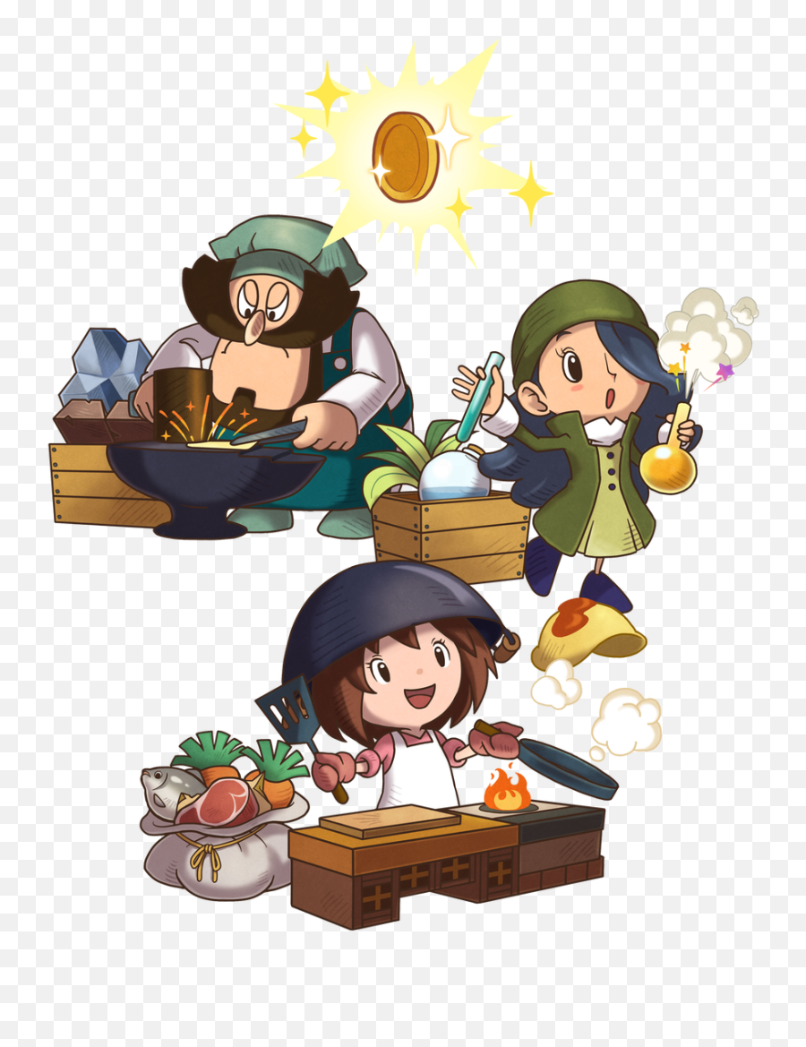 Fantasy Life Nintendo 3ds Exclusive Transparent Character - Fantasy Life Game Anime Emoji,Moogle Emoji