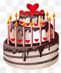 Birthday Cake Clip Art Image - Cake Image Hd Png Emoji,Emoji Cakes Near Me