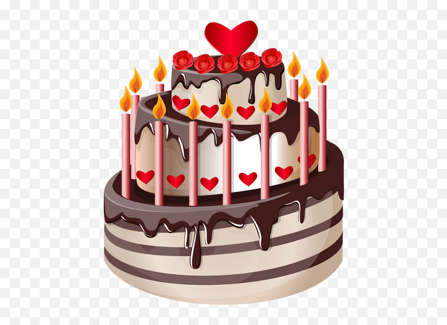 Birthday Cake Clip Art Image - Cake Image Hd Png Emoji,Emoji Cakes Near Me
