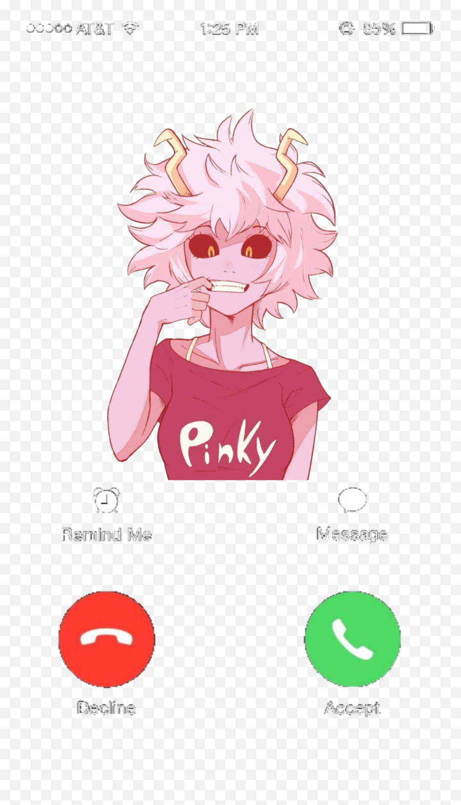 Mha Bnha Mina Pinky Sticker By Kiribaku - Fictional Character Emoji,Pinky Emoji