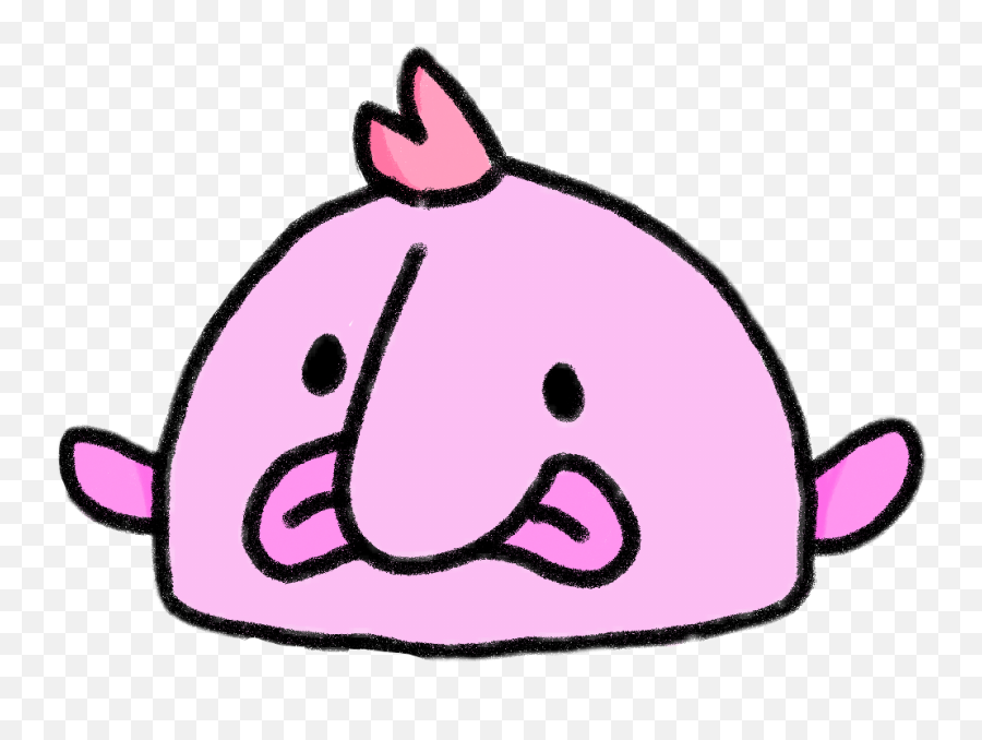 Blobfishart Blobfish Sticker - Universitetu Logotipai Emoji,Blobfish Emoji