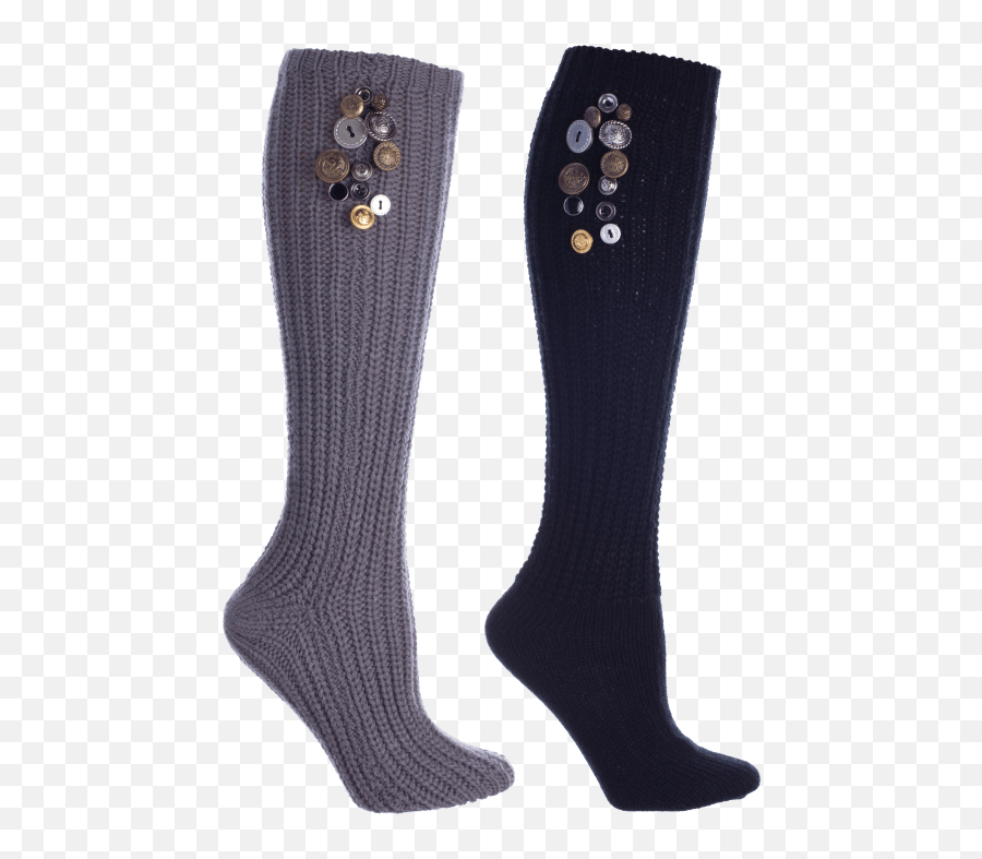 Minxny Sweater Knee - Solid Emoji,Emoji Key Socks