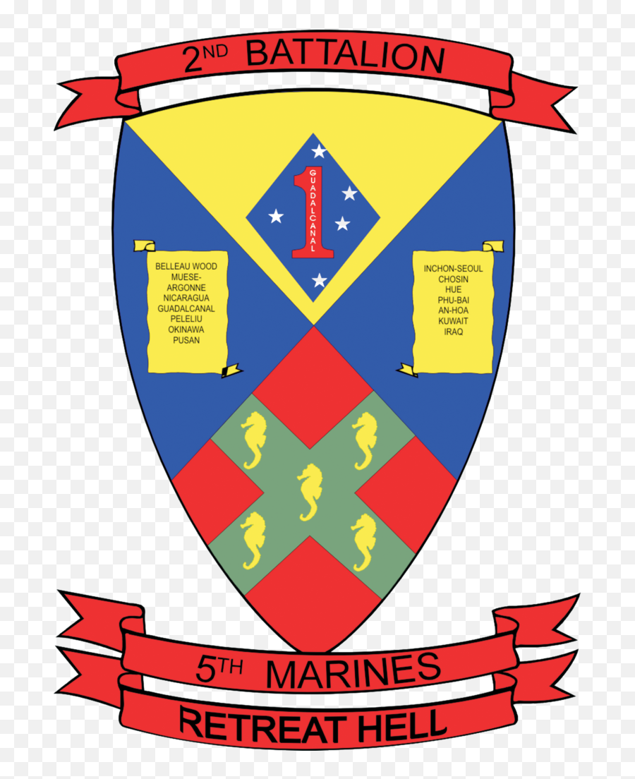 2 5 Battalion Insignia - 2nd Battalion 5th Marines Emoji,Marine Corps Emoji
