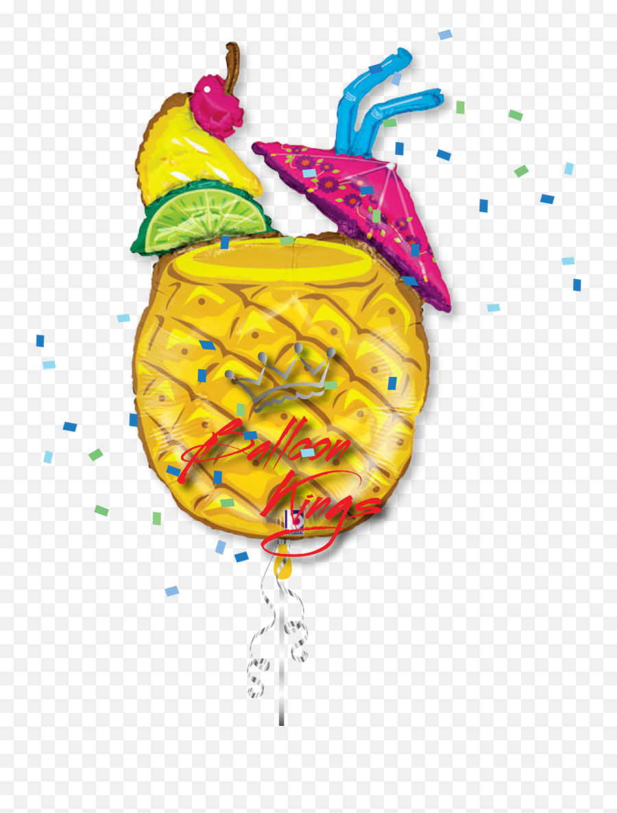 Tropical Drink Pineapple - Pina Colada Pineapple Cartoon Emoji,Tropical Drink Emoji