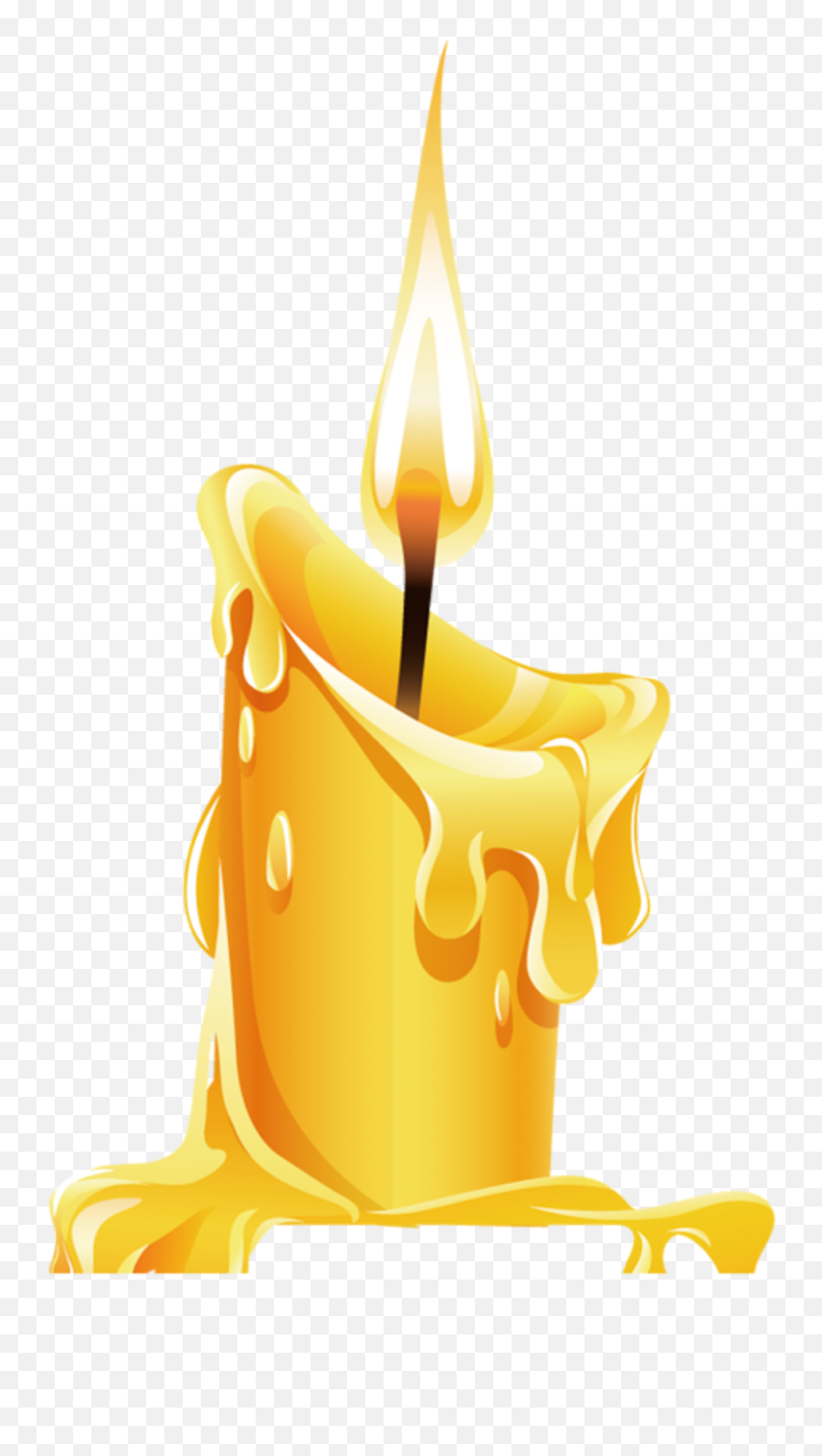 Mq Yellow Candle Candles Fire - Clipart Png Images Transparent Background Candle Transparent Emoji,Emoji Candles