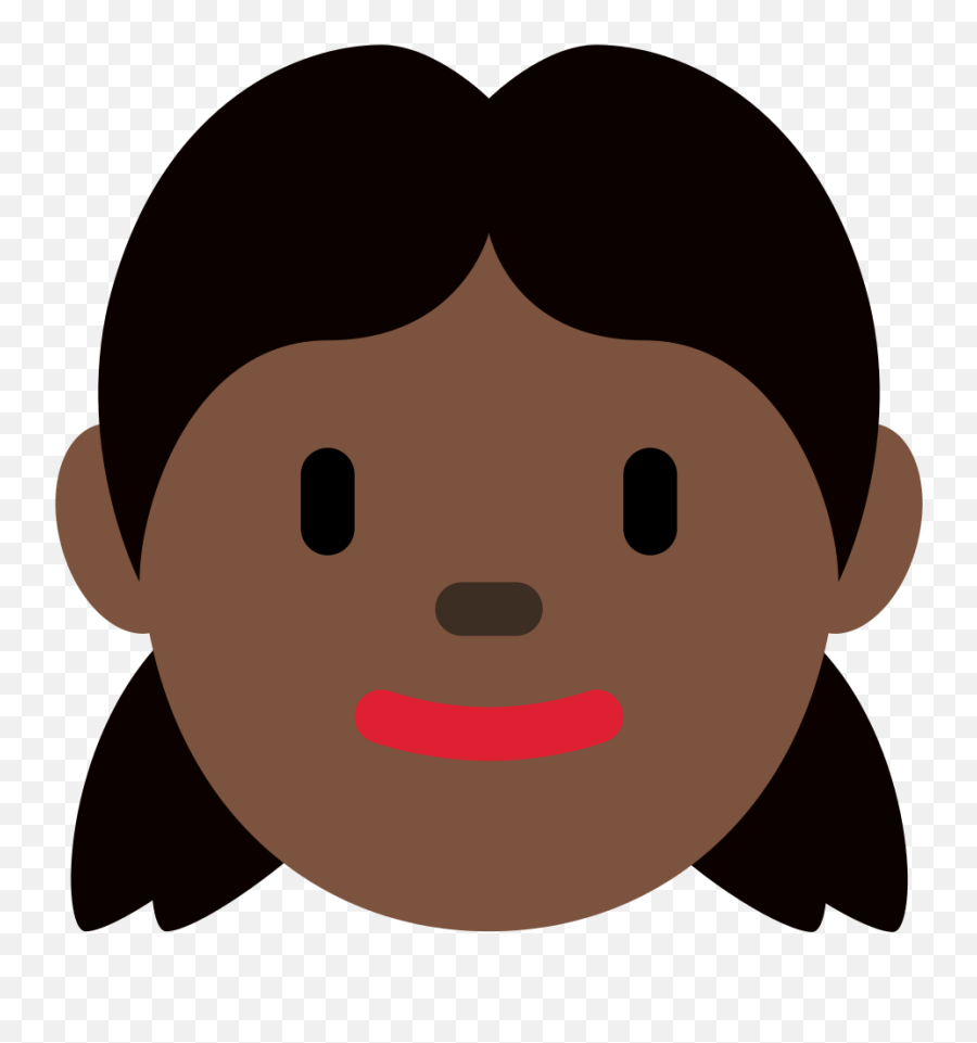 Twemoji2 1f467 - Emoji Android Girl Face,F Emoji