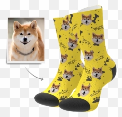 Fc Barcelona Personalized Face - Sock Emoji,Shiba Inu Emoji