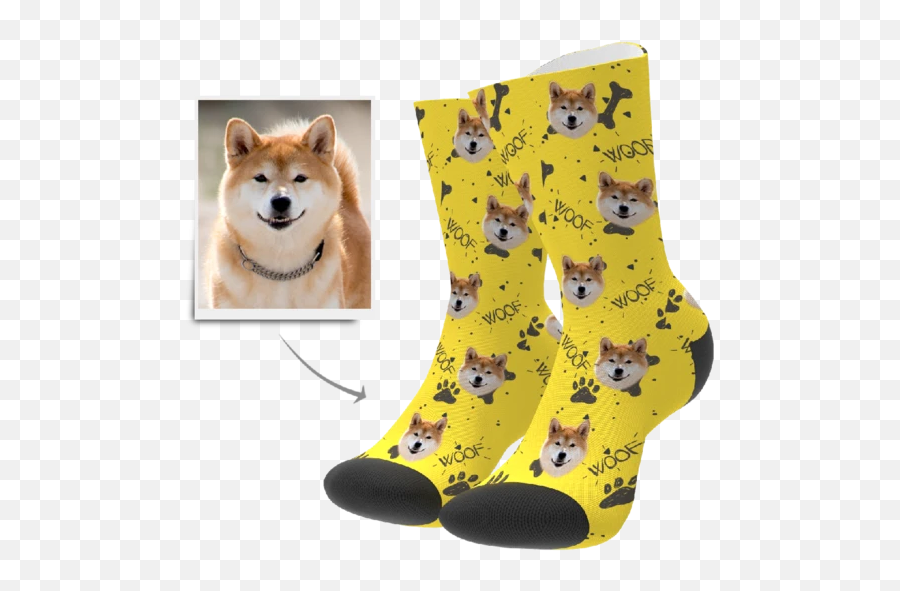 Fc Barcelona Personalized Face - Sock Emoji,Shiba Inu Emoji