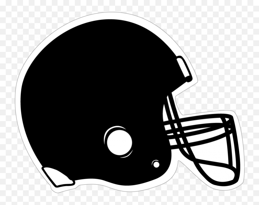 Football Field Black Football Helmet - Black Football Helmet Clipart Emoji,Football Helmet Emoji