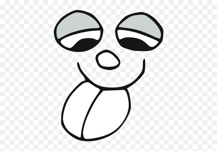 Silly Face 5 - Black And White Silly Face Emoji,Diamond Emoji