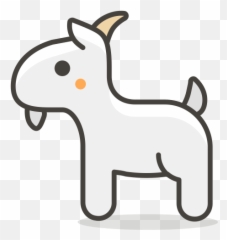 Goat Emoji Icon Of Colored Outline Style - Kambing Emoji,Goat Emoji