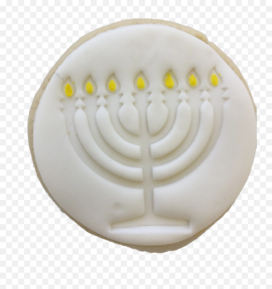 Menorah Sugar Cookies - Circle Emoji,Is There A Menorah Emoji