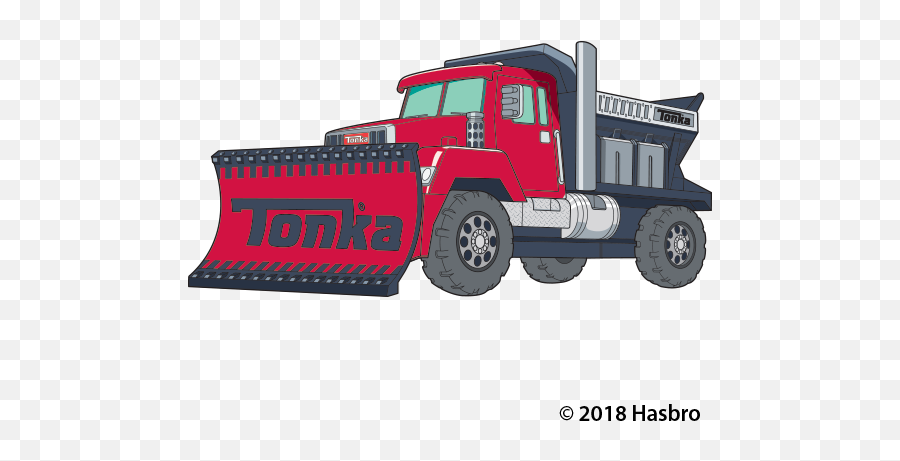 Tonka Plow Truck Temporary Tattoo - Trailer Truck Emoji,Monster Truck Emoji