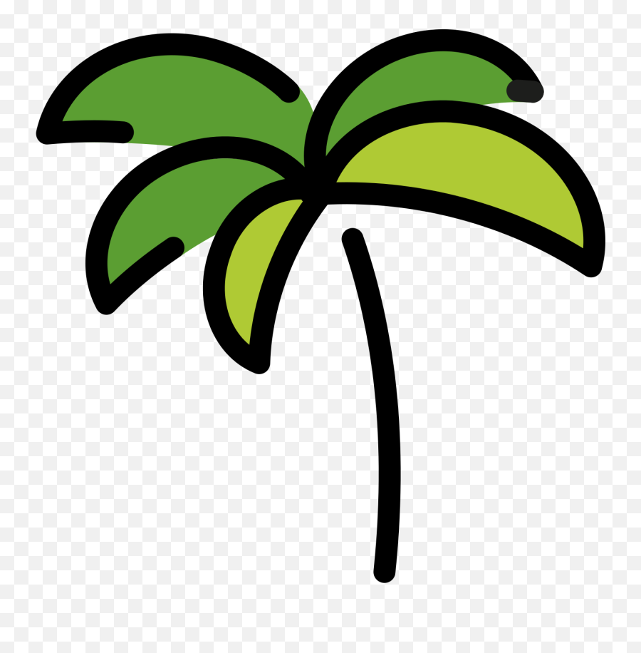 Openmoji - Clip Art Emoji,Palm Tree Emoji