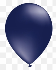 Dark Blue Balloon Clipart - Emoji