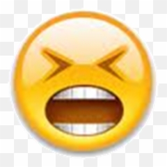Weird Eye Smiley - Circle Emoji