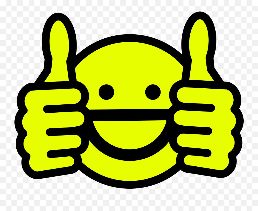 Free Smiley Humor Cliparts Download - Thumbs Up Emoji Black And White,Awesome Emoticons Text