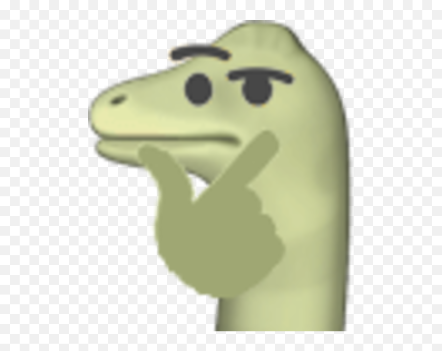 Thinkosaur - Dinosaur Discord Emoji,Dinosaur Emoji