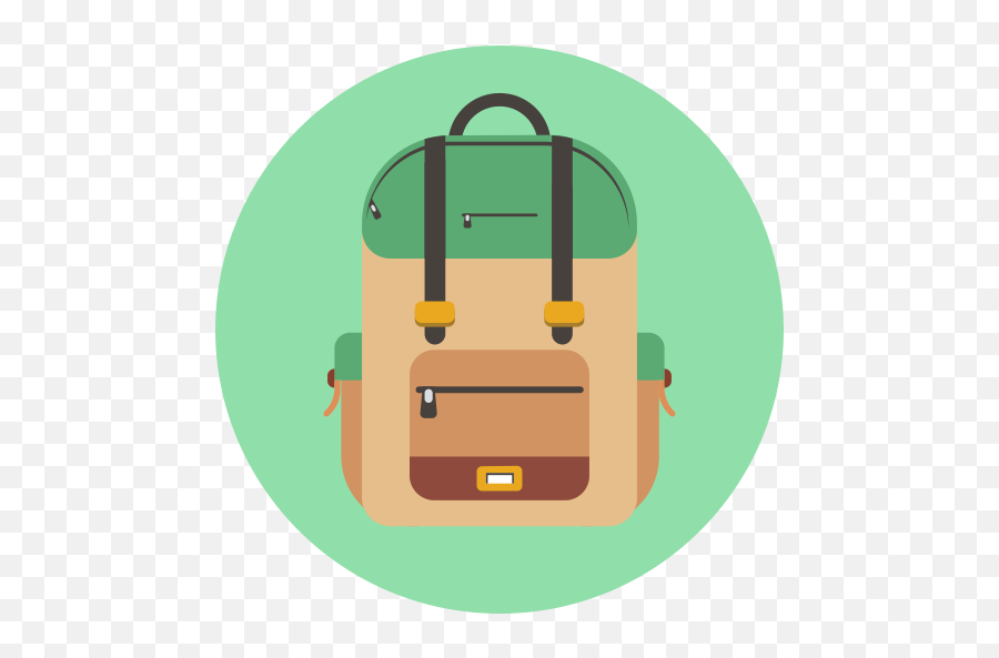 Backpack - Backpack Icon Emoji,Emoji Bookbag