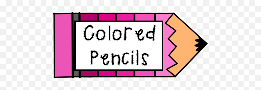 Download Hd Purple Clipart Colored Pencil - Pencils Label Label Pencil Clipart Emoji,Emoji Pencils