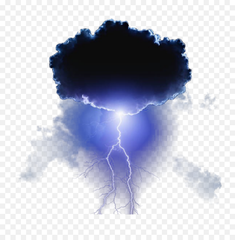 Lightning Thunderstorm - Lighting Sky Thunder Emoji,Thunderstorm Emoji