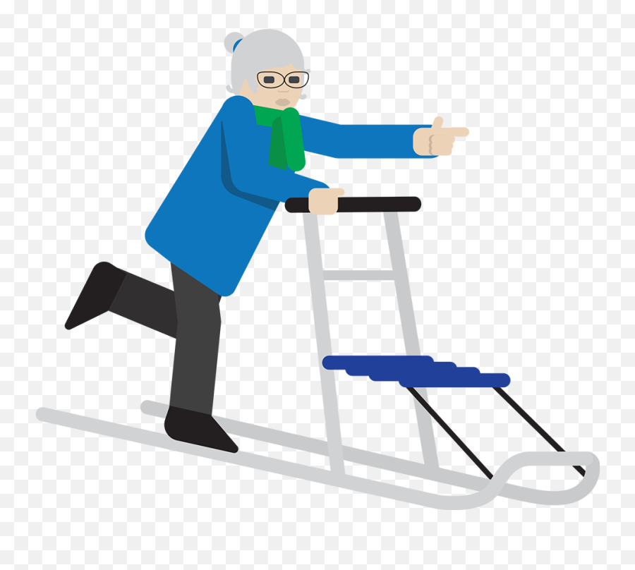 Cross - Kick Sled Clipart Emoji,Ski Emoji