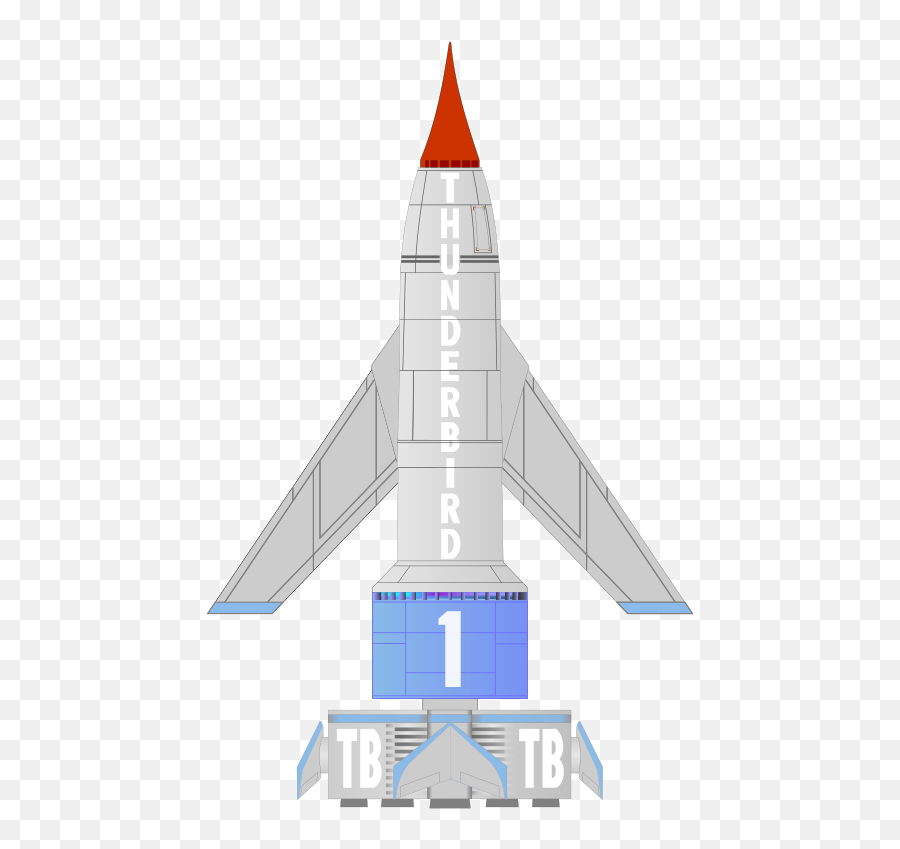 Free Spaceship Clip Art 2 - Thunderbird 1 Clipart Emoji,Space Ship Emoji