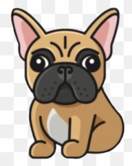 Trending French Bulldog Stickers - Alfrey Davilla French Bulldog Emoji,French Bulldog Emoji