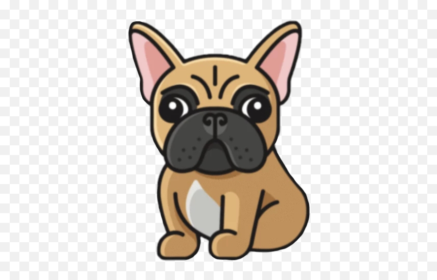 Trending French Bulldog Stickers - Alfrey Davilla French Bulldog Emoji,French Bulldog Emoji