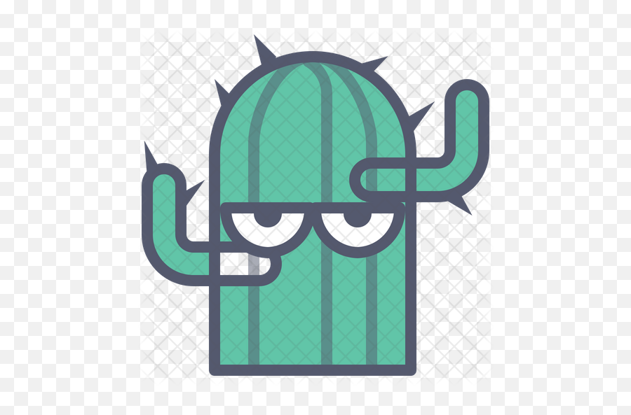 Cactus Emoji Icon - Illustration,Cactus Emoji