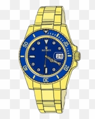 watch rolex rolexwatch - Rolex Submariner Blue Dial White Gold Emoji