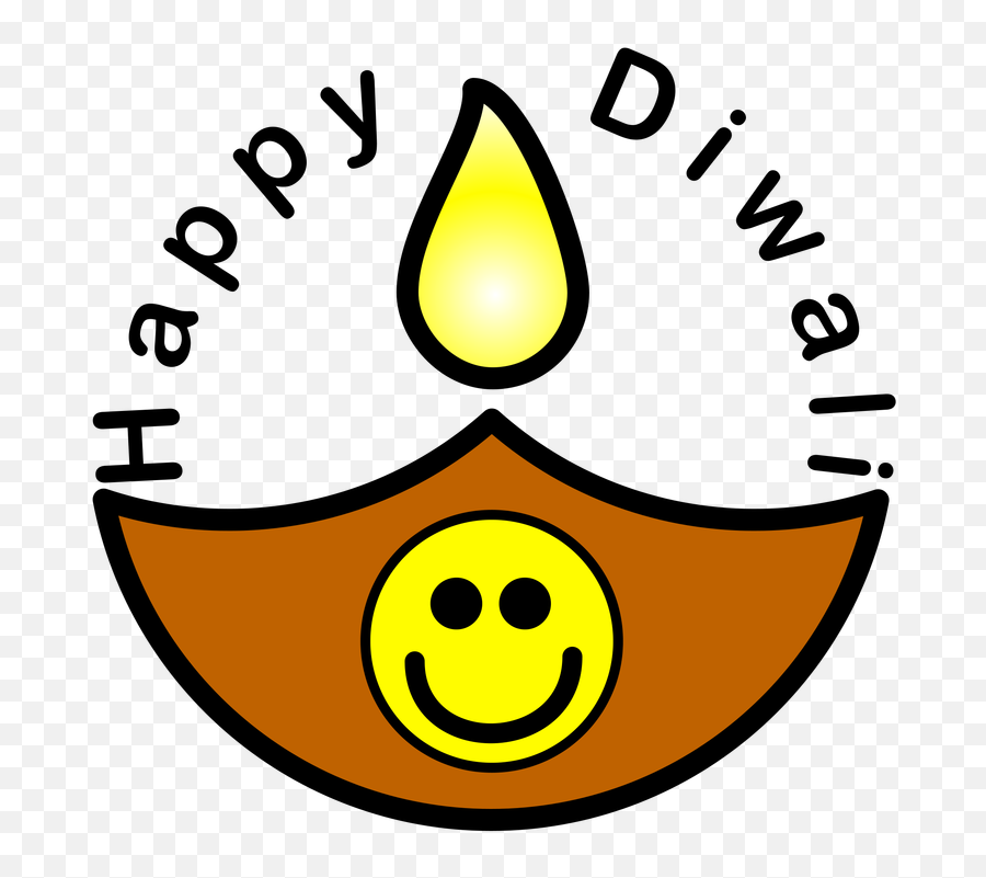 Happy Diwali - Smiley Rangoli Clipart Full Size Clipart Smiley Diwali Emoji,Braces Emoji