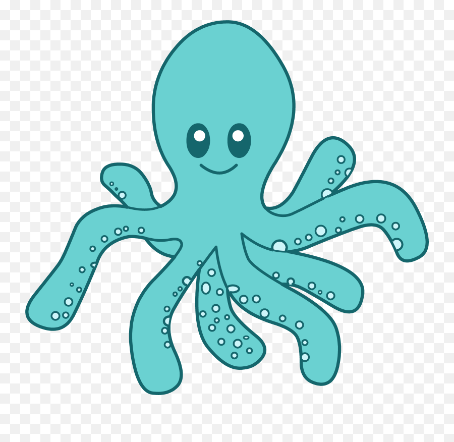 Octopus Clipart Two - Octopus Clipart Png Transparent Png Clipart Of An Octopus Emoji,Tentacle Emoji